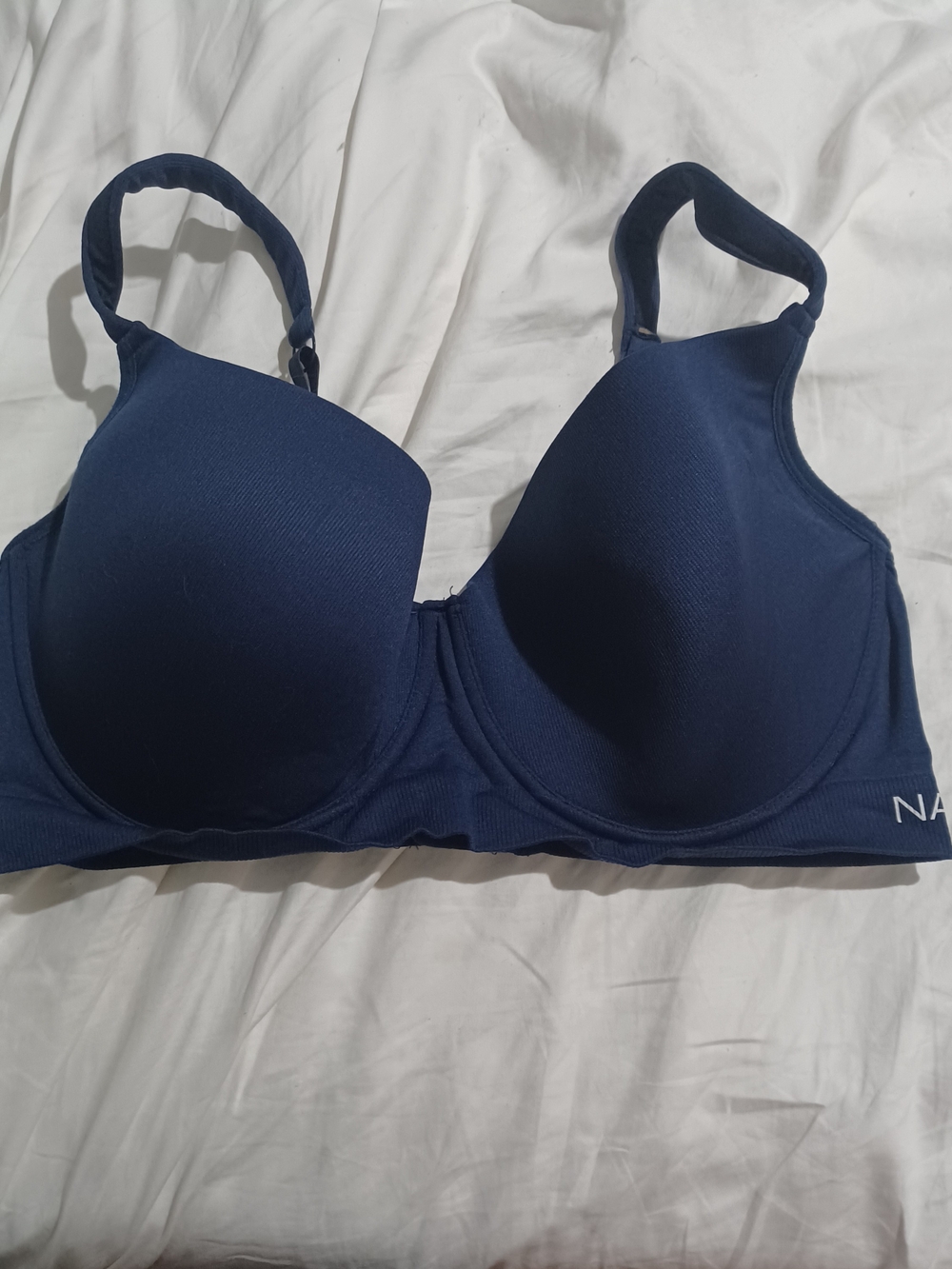 Nautica Navy Molded Underwire Bra